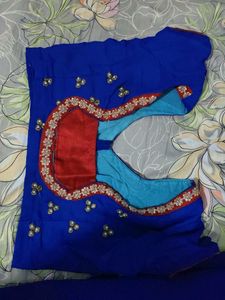 saree for women with blouse size 34