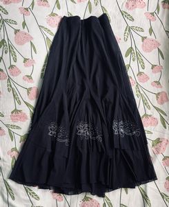 Y2K rhinestone Elegant Black Embellished Gown