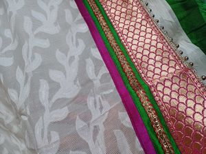 🆕️ Brasso Saree with Brocade Border
