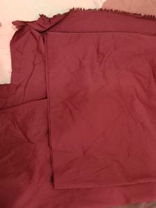 unstitched cherry colour cloth