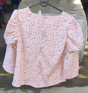 Light Pink Formal And Informal Top.