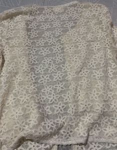Elegant White Lace Blouse