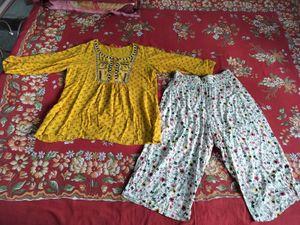 women co ords set Top+capri 😍😍