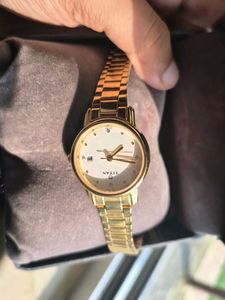Titan Gold Plated Watch