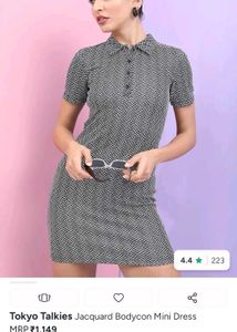 Savage Collar mini Dress