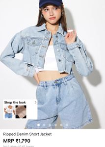 Cropped Denim Jacket