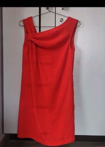 Chic Red Sleeveless Dress