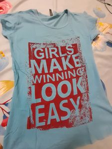 Cotton Blue Tshirt