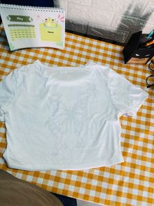 Cute Butterfly Graphic Crop Top
