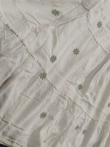 ✨ Festive White Sharara Gharara Maxi Skirt ✨