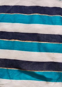 ❗CHECK DESCRIPTION ❗Blue Handloom Blouse Piece