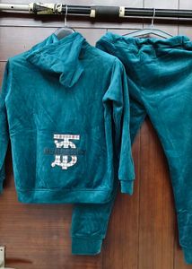 Teal Corduroy Co Odd Set