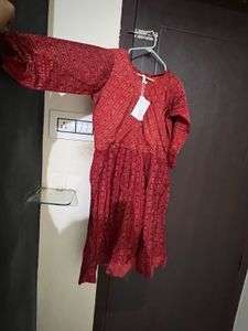 Stylish Red Ethnic Kurta