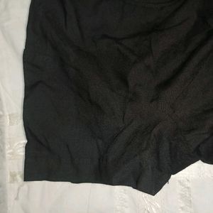 Black Cotton Blouse