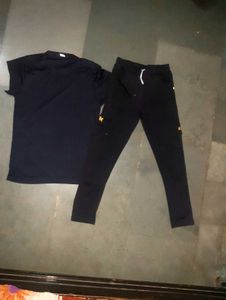 women Black Tracksuit Set