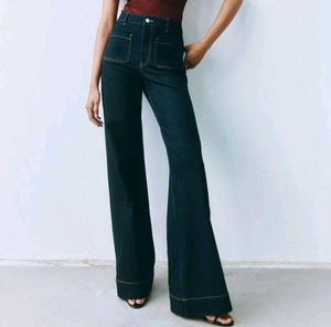 High-Waisted Flare Jeans