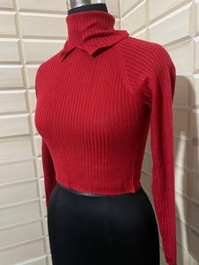 Red High Neck