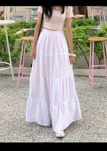 Price Drop✨Pinterest Inspired White Skirt🦢☁️