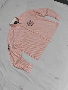 Men's Striped Long Sleeve BOXXY FIT Shirt