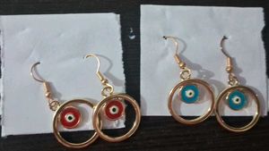 Evil Eye Hoop Earrings