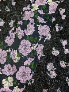Floral Strapless Midi Dress