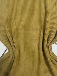 Sleeveless Mock Neck Ribbed Top