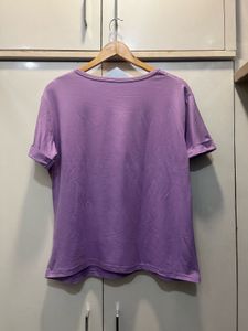 Purple Casual T-Shirt