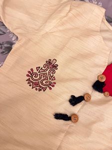 Elegant Khadi Silk Designer Kurta