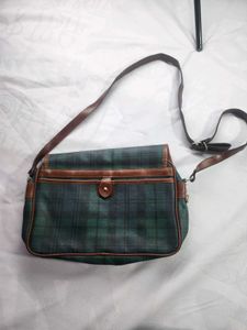 Vintage Ralph lauren Plaid Crossbody Bag