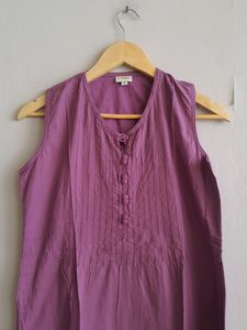 Tjori Violet Kurti | Bust 36 | Length 42