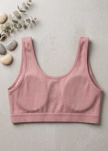 Comfortable Pink Sports Bra