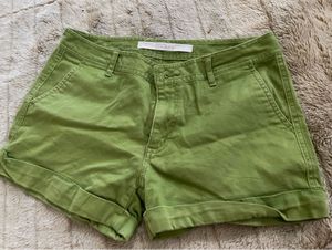 Women's Green Casual Shorts