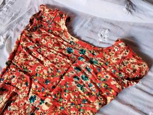 Boho Floral Print Summer Dress