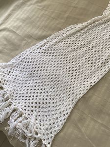 White Crochet Swimsuit Cover-up