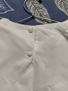 Elegant White Cropped Top