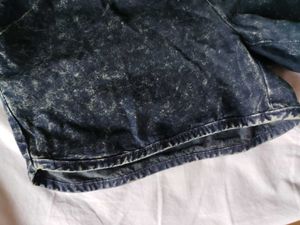 Stylish Acid Wash Denim Shorts