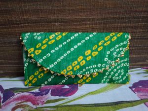 Boho Bandhani Print Fabric Shagun Envelope