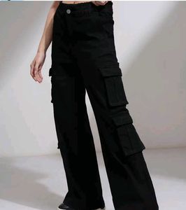 Stylish Black Cargo Pants