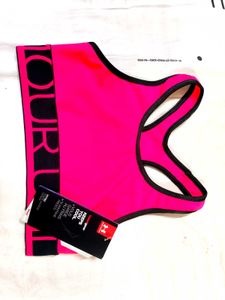Under Armour Pink Sports Bra