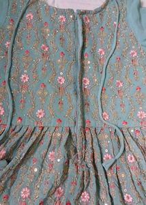 Embroidered Sharara Pants