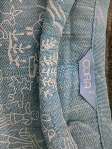 Light Blue Printed Kurta