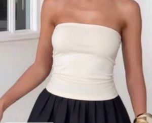 white tube top