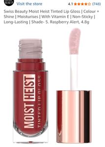 Swiss Beauty Tinted gloss shade- raspberry alert