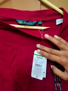 Lycra Maroon Original leggings not used with tag .M size