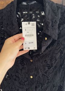 Zara Limited Edition Lace Mini Dress
