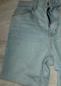 Light Wash Denim Shorts