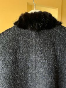 Stylish Wool Blend Overcoat