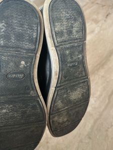 Black Casual Lace-Up Shoes