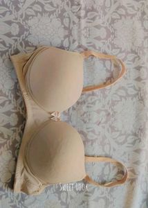 Beige Bra with Soft Padding