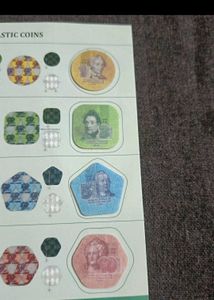 World's First Plastic Coins Set